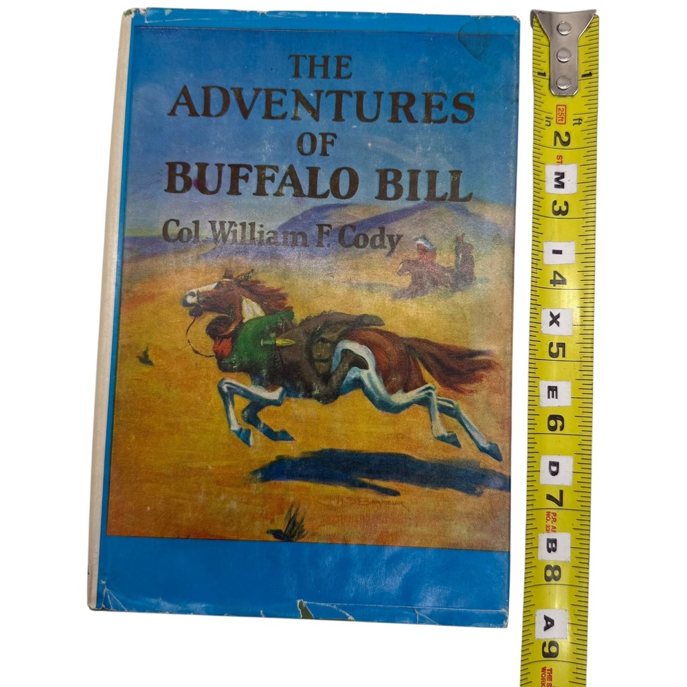 The Adventures of Buffalo Bill Col William F Cody Bonanza Book Hardcover Western - Picture 2 of 10